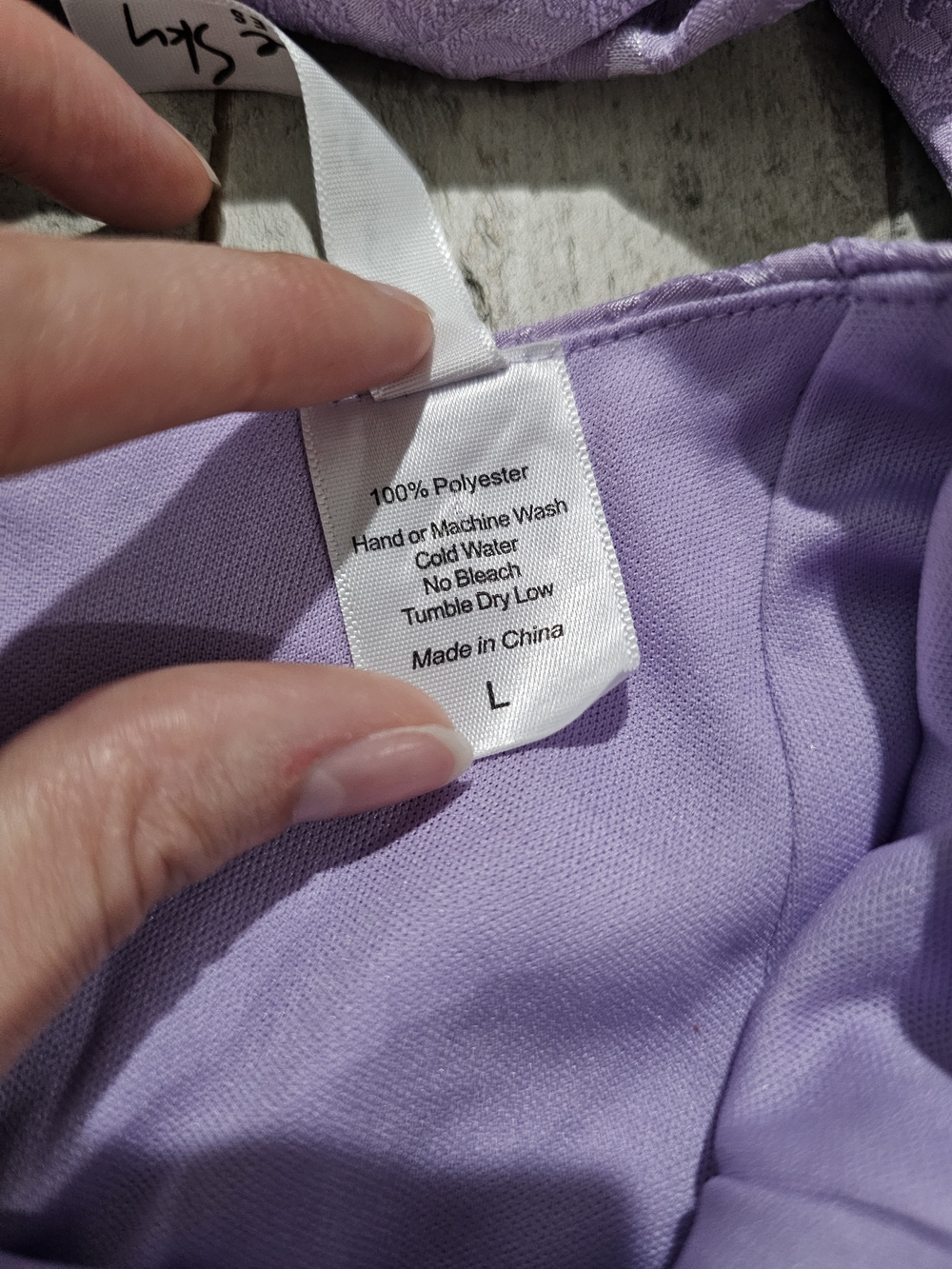 Lucy in the Sky Lavender Jacquard Midi Dress - Picture 4 of 7